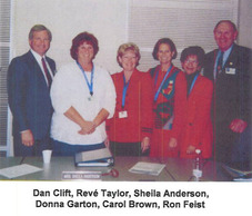 Dan Clift, Reve Taylor, Shella Anderson, Donna Garton, Carol Brown, Ron Feist